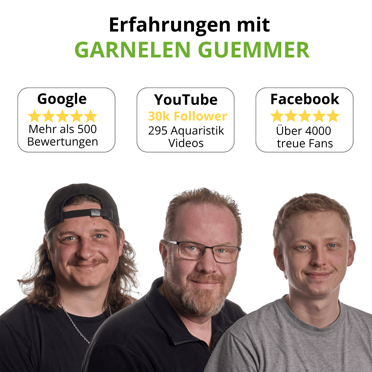 Garnelen Guemmer Erfahrungen und Rezensionen auf Google, YouTube und Facebook