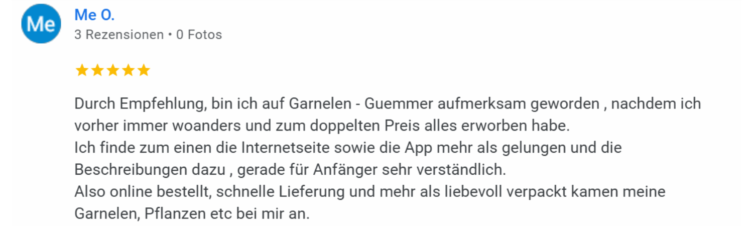 Garnelen Gummer Kundenerfahrung Rezension 6