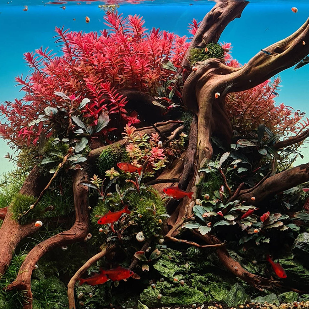 Rotala rotundifolia rote aquarienpflanzen ohne co2