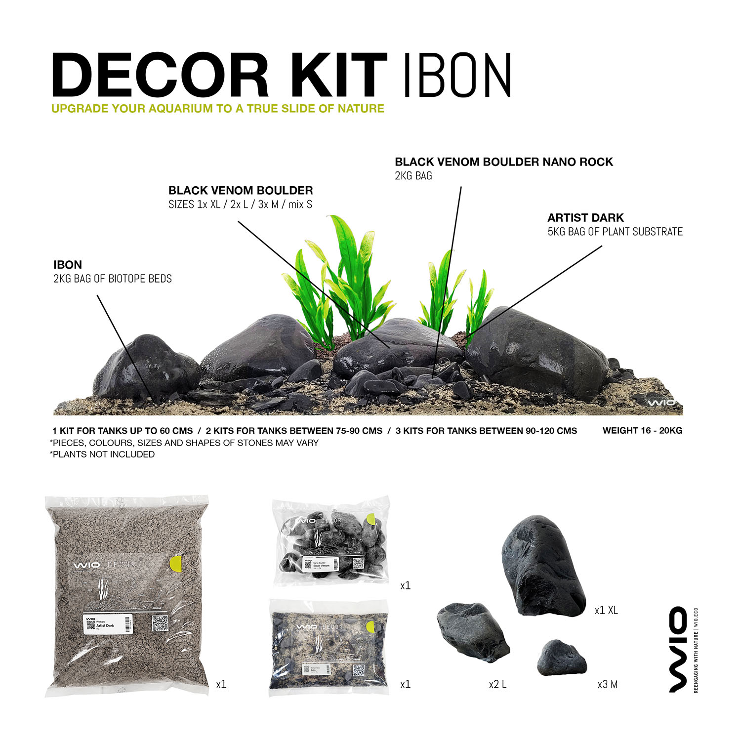 WIO decor Ibon fertiges Hardscape Set online kaufen